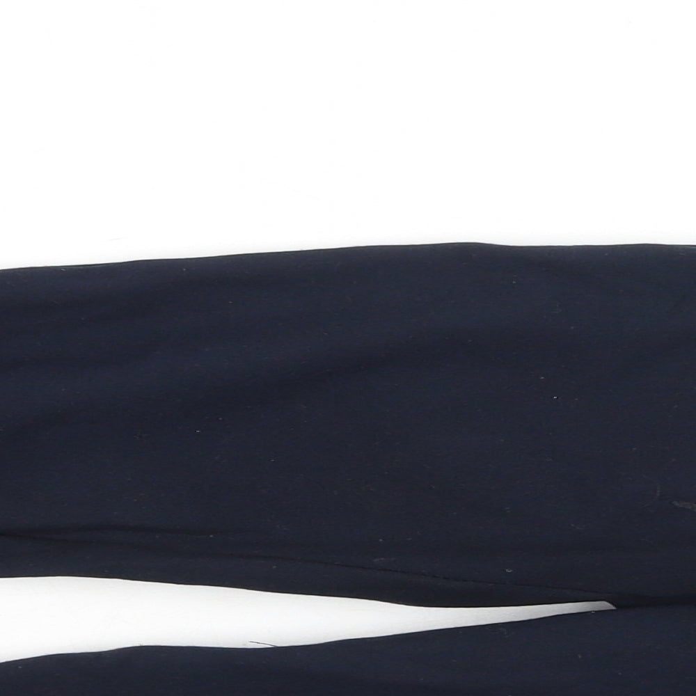 saviour Womens Blue  Viscose Jegging Trousers Size 8 L30 in Regular