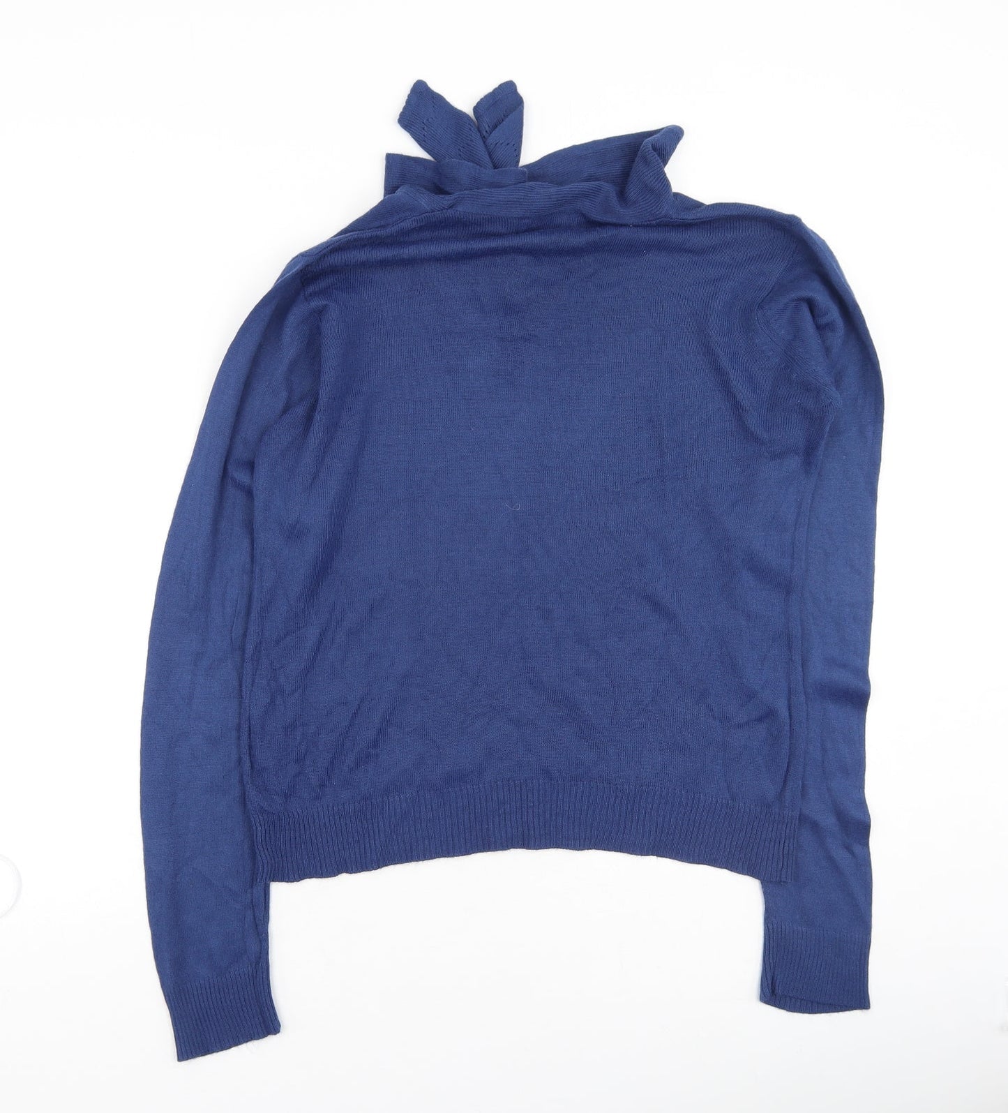 Womens UK Size S EWM Blue Pullover Jumper
