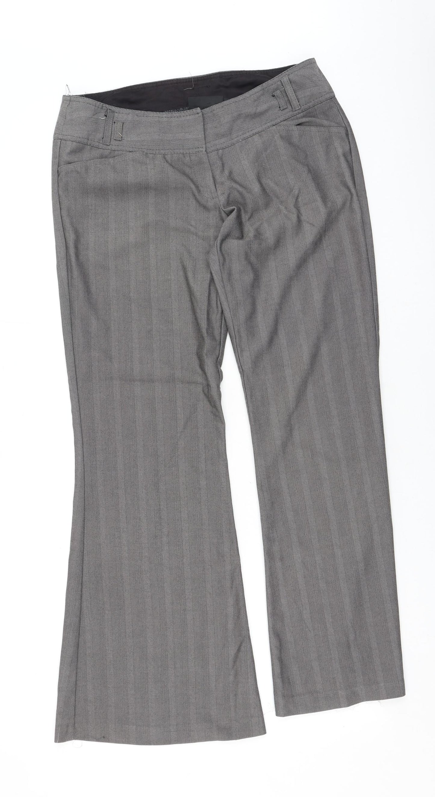 Womens UK Size 12 New Look Regular Fit  Brown Trousers