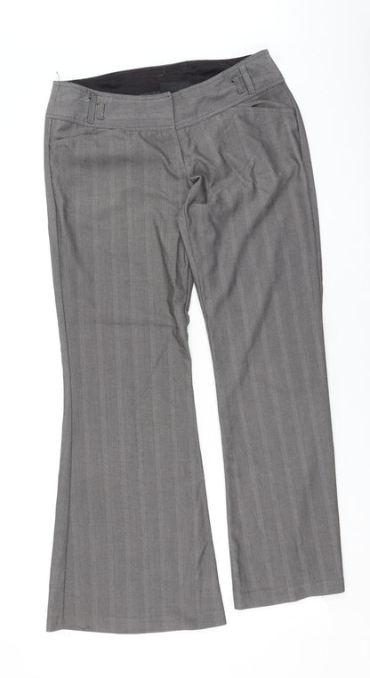 Womens UK Size 12 New Look Regular Fit  Brown Trousers