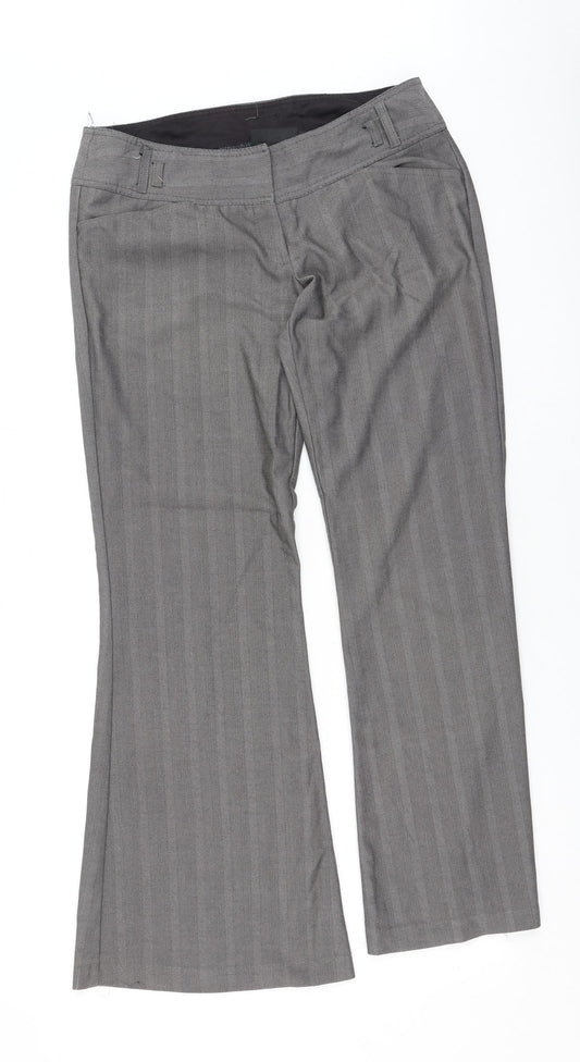 Womens UK Size 12 New Look Regular Fit  Brown Trousers