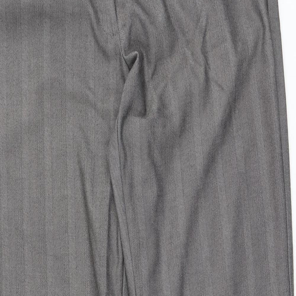 Womens UK Size 12 New Look Regular Fit  Brown Trousers