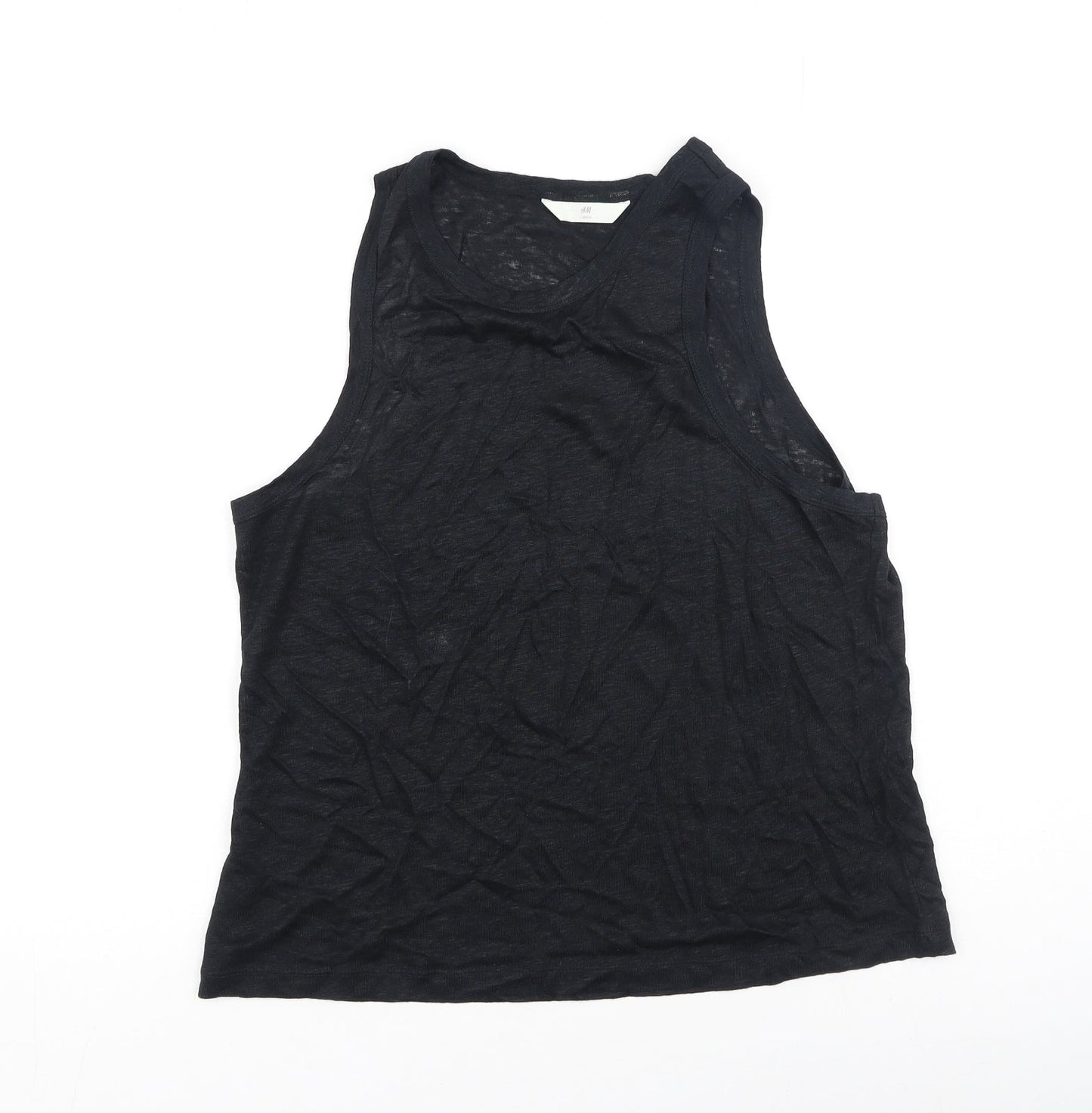 Womens UK Size L H&M Black Camisole Tank