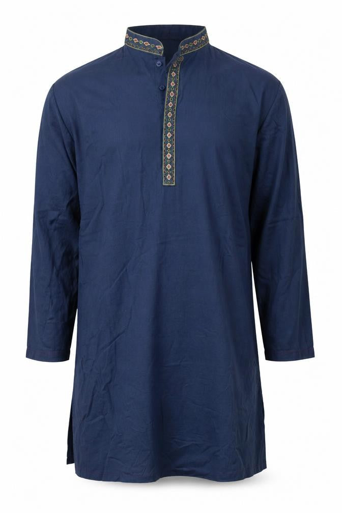 Mens UK Size XS SHAHNAMEH Blue  Button-Up Long Sleeve Casual Shirt