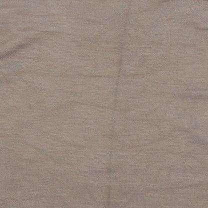 Womens UK Size S Damart Brown Cardigan Jumper
