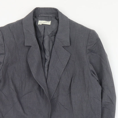 Womens UK Size 14 Planet Regular Grey Suit Jacket