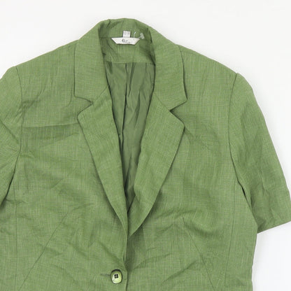 Womens UK Size 12 Klass Green Jacket
