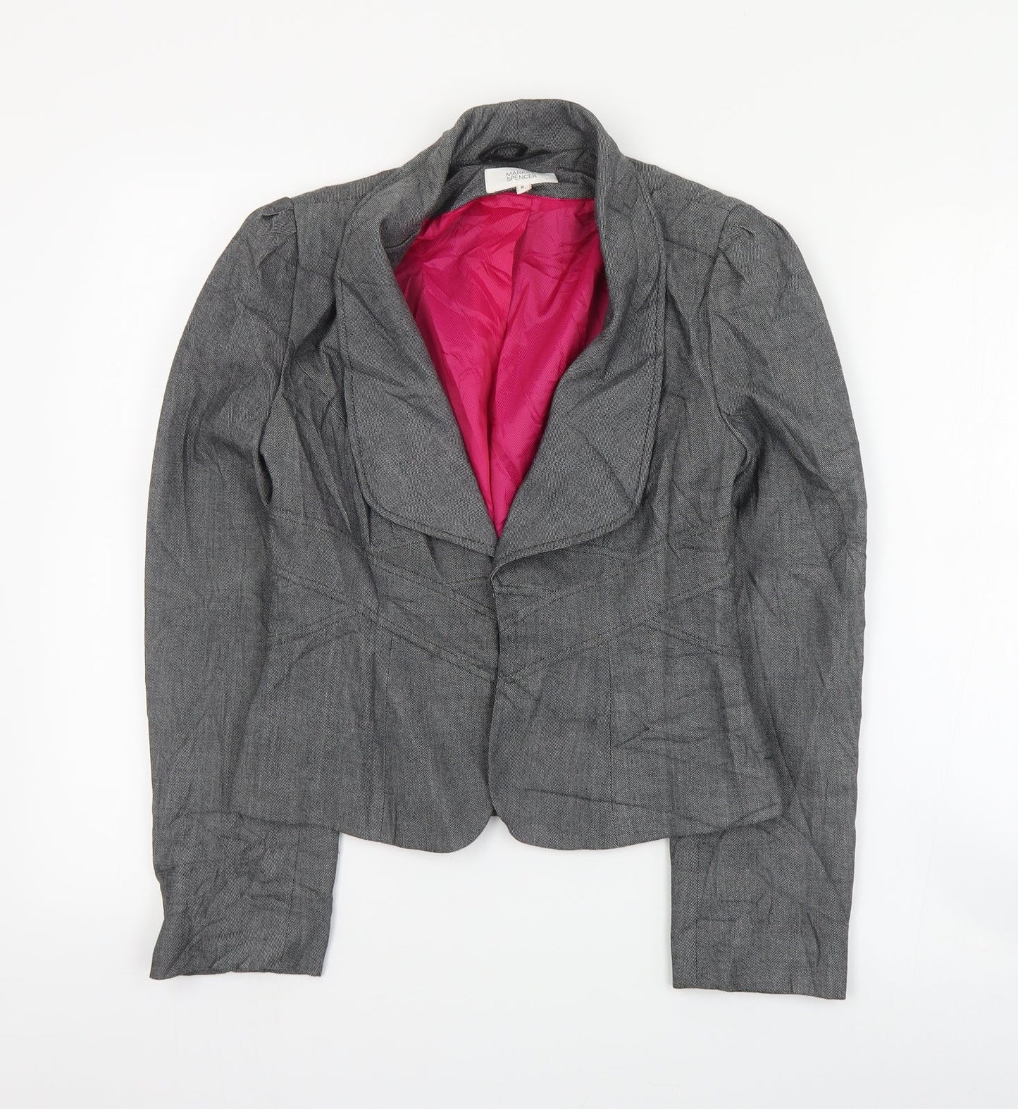 Womens UK Size 8 Marks and Spencer Grey Jacket