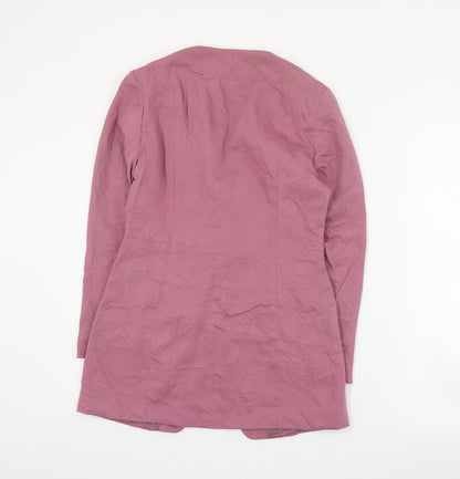 New Fast Womens Pink   Jacket Blazer Size 10  Button