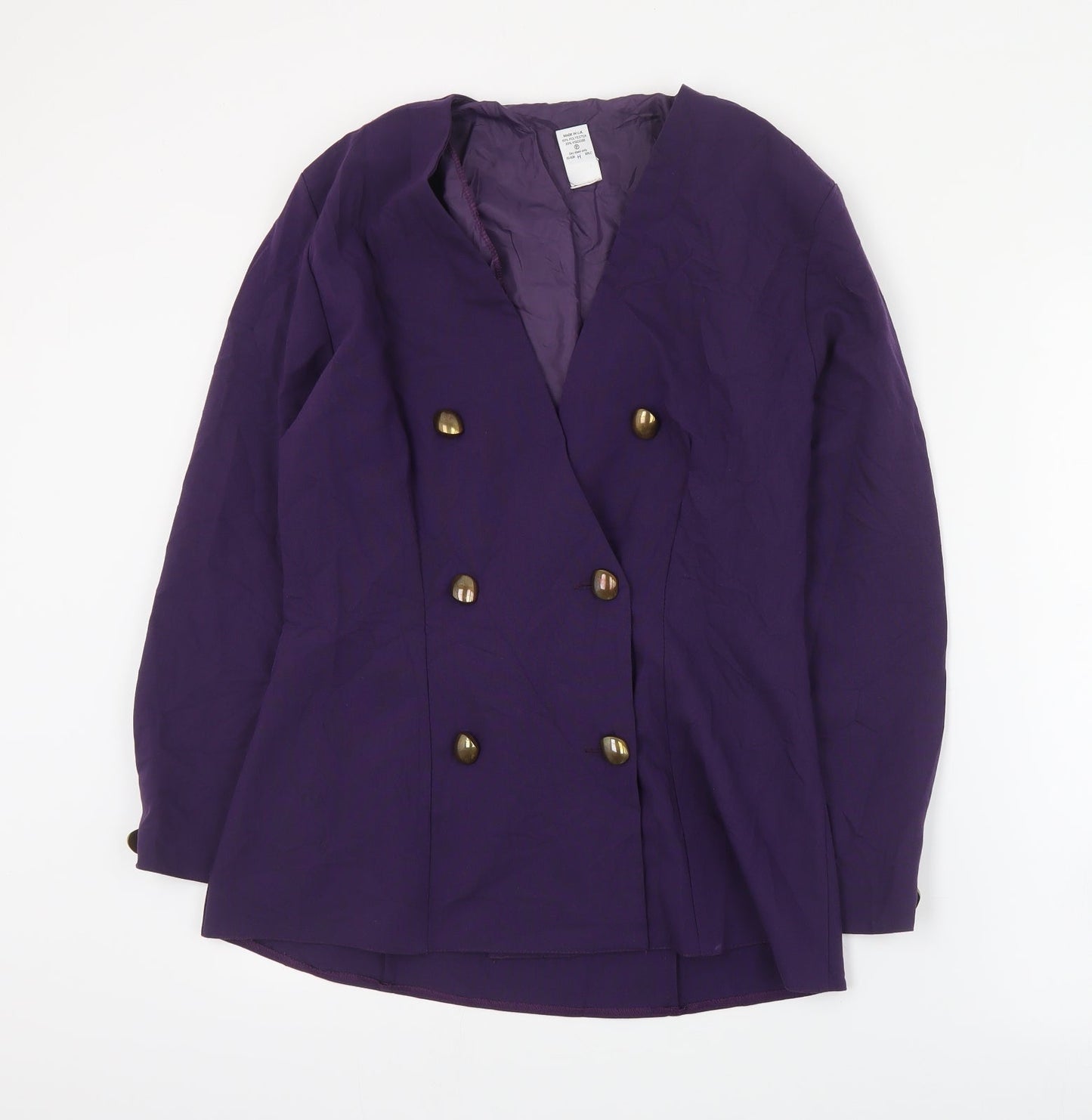 Womens UK Size 14 Preworn Purple Jacket