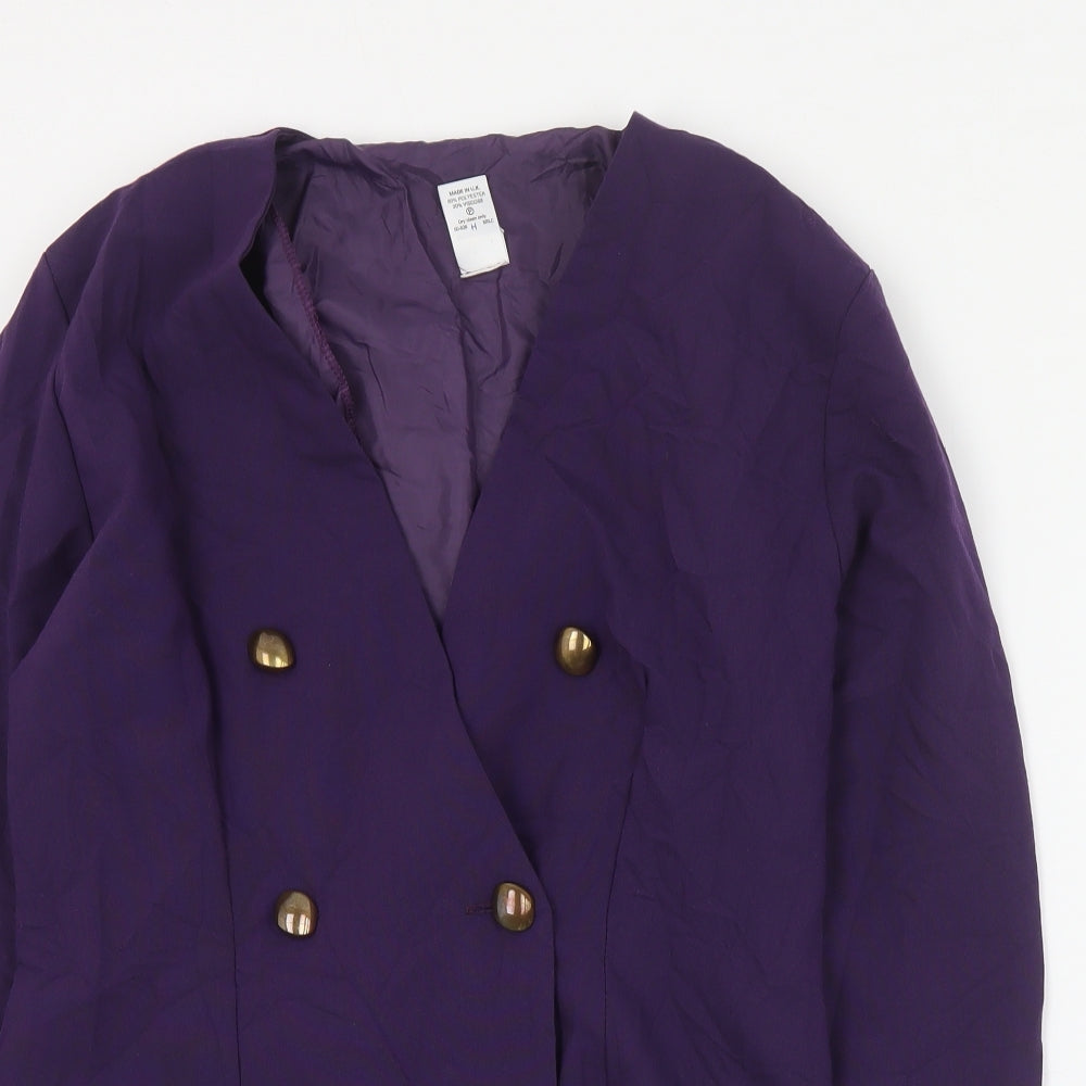 Womens UK Size 14 Preworn Purple Jacket