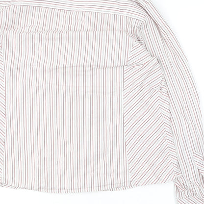 Womens UK Size 16 Dimensions Red Basic Button-Up