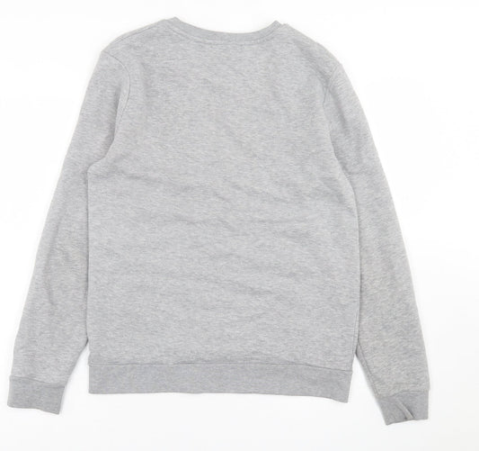 Mens UK Size S River Island Grey Pullover Sweatshirt