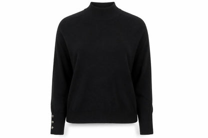 Womens UK Size 12 F&F Black Pullover Jumper