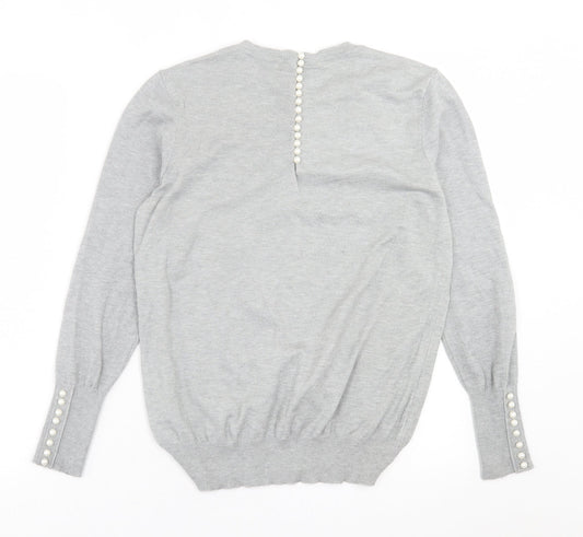 Womens UK Size L Savida Grey Pullover Jumper