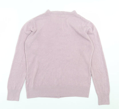 Womens UK Size M paramour Purple Cardigan Jumper