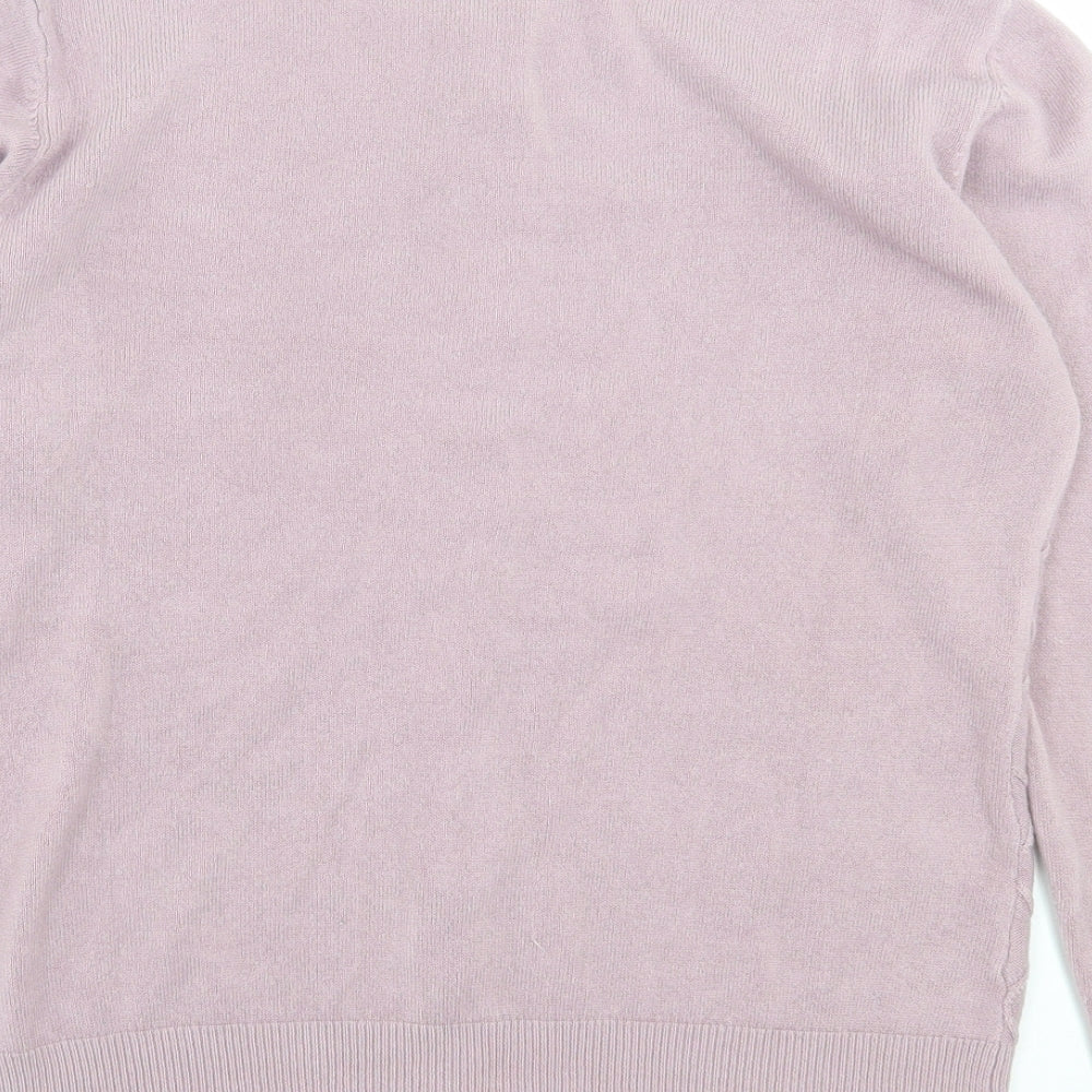 Womens UK Size M paramour Purple Cardigan Jumper