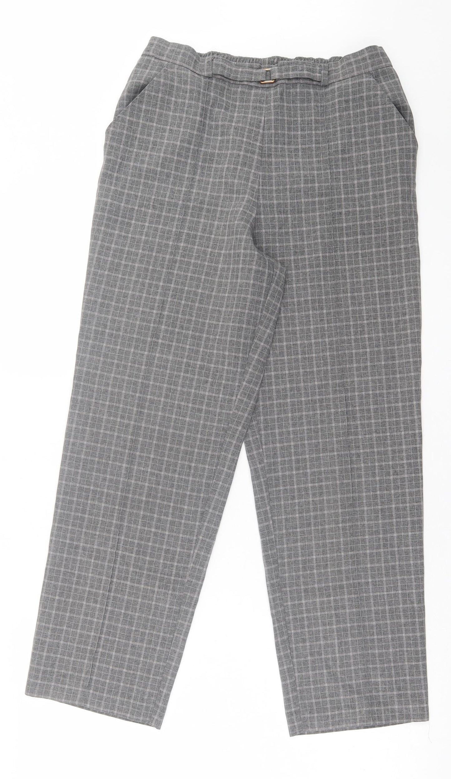 Womens UK Size 28 in Preworn Regular Fit  Grey Trousers