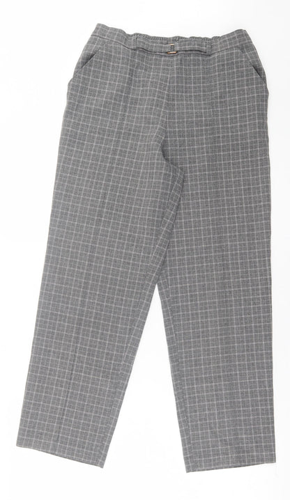 Womens UK Size 28 in Preworn Regular Fit  Grey Trousers
