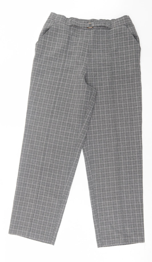 Womens UK Size 28 in Preworn Regular Fit  Grey Trousers
