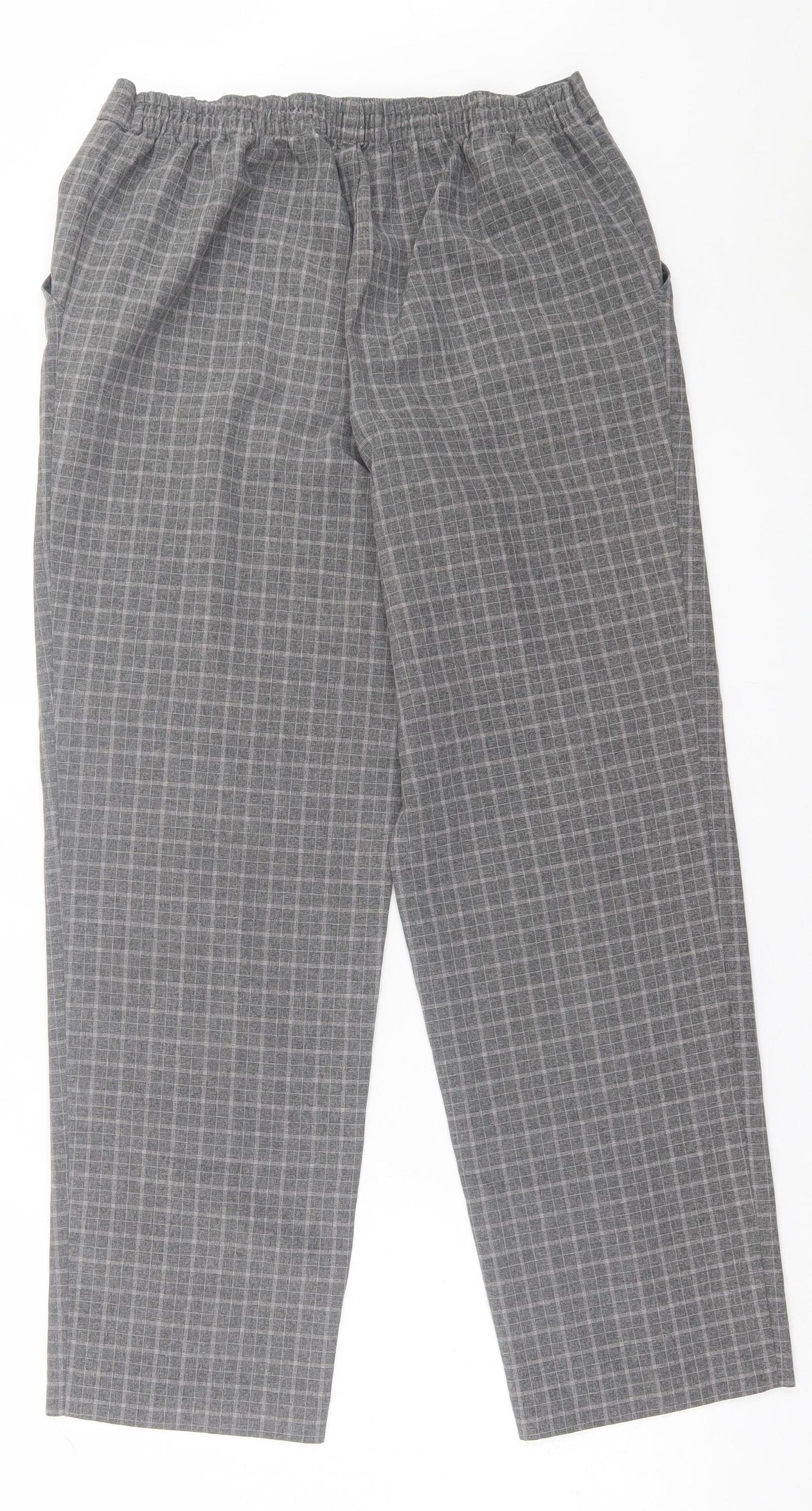 Womens UK Size 28 in Preworn Regular Fit  Grey Trousers