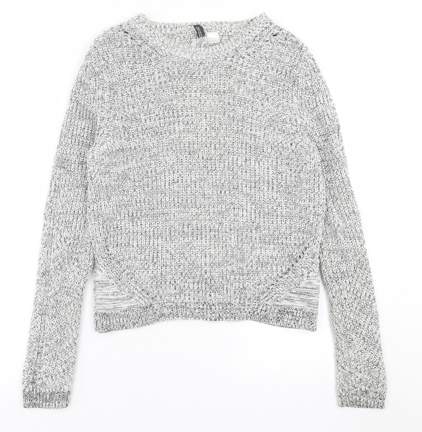 Womens UK Size M h7m Grey Pullover Jumper