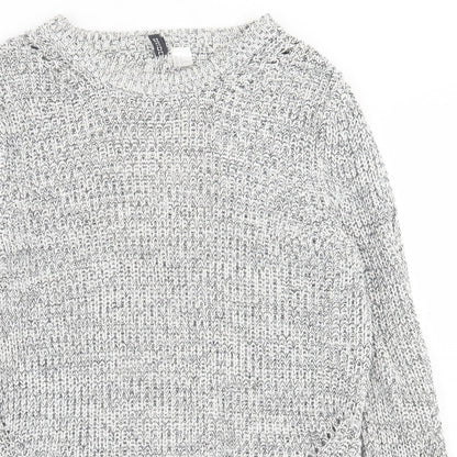 Womens UK Size M h7m Grey Pullover Jumper