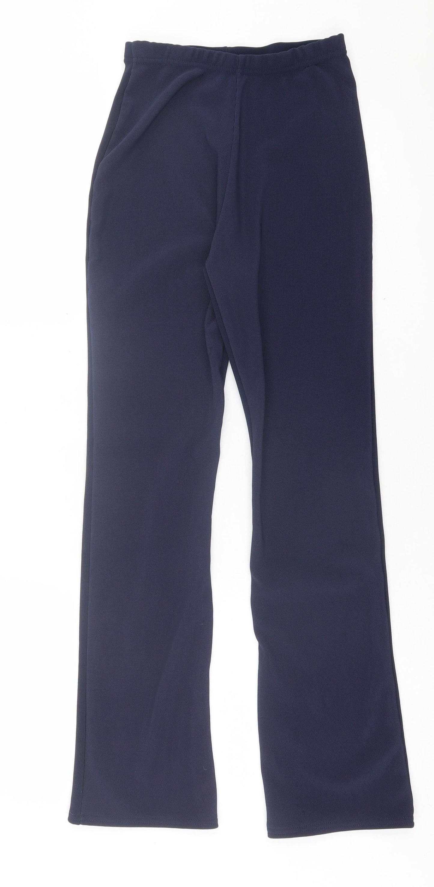 Womens UK Size 8 Preworn Regular Fit  Blue Trousers