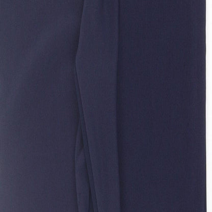 Womens UK Size 8 Preworn Regular Fit  Blue Trousers