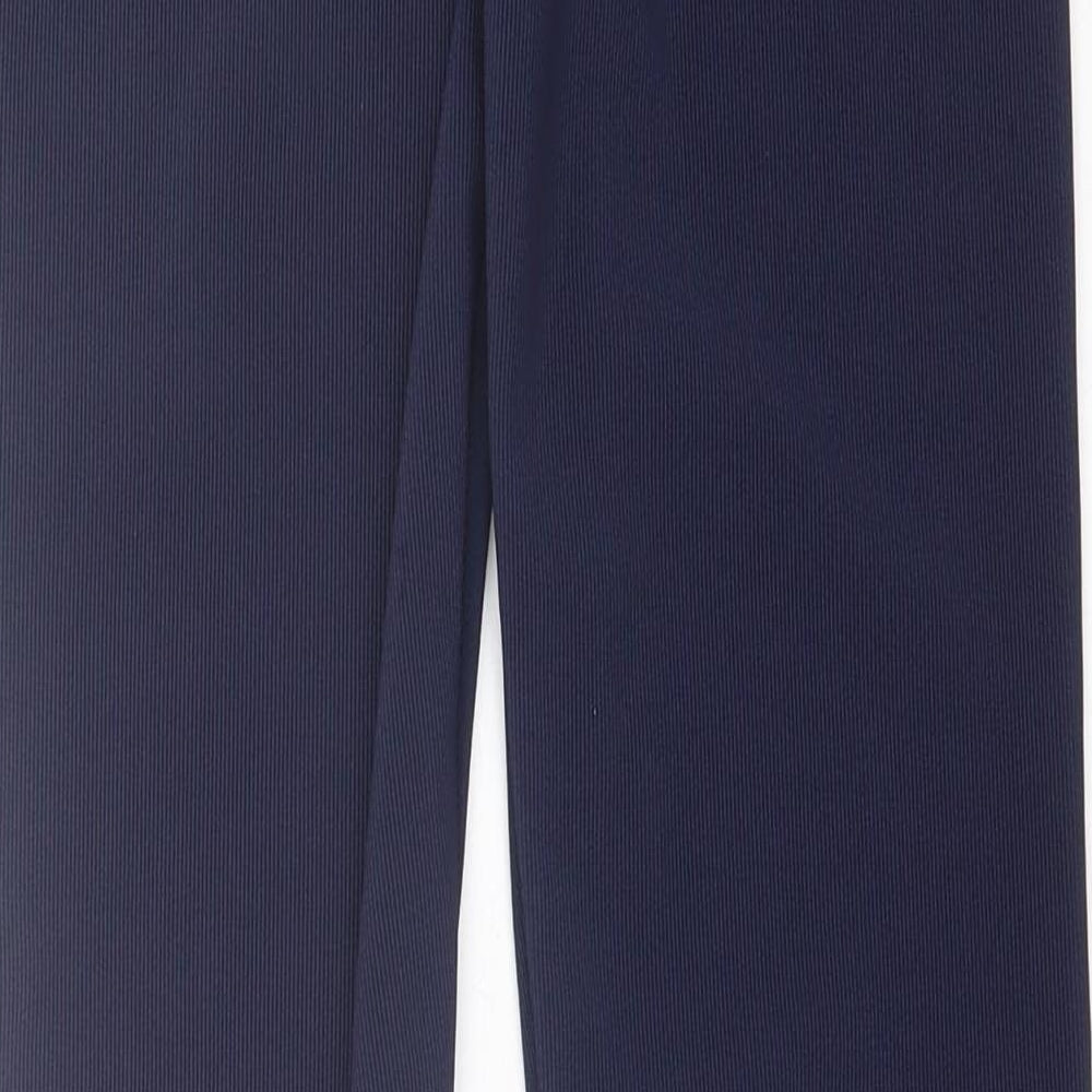Womens UK Size 8 Preworn Regular Fit  Blue Trousers
