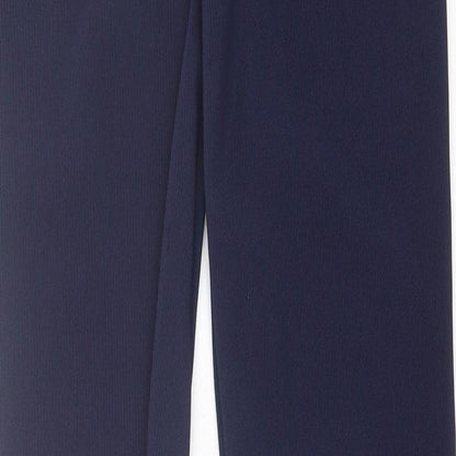 Womens UK Size 8 Preworn Regular Fit  Blue Trousers