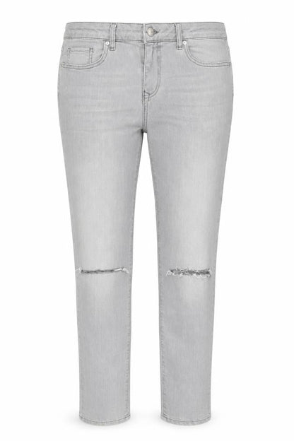 RJR.John Rocha Womens Grey  Cotton Straight Jeans Size 12 L30 in Regular Button