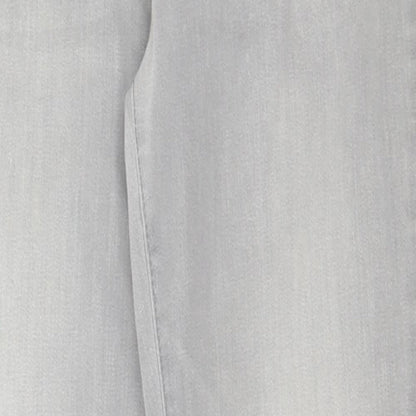 RJR.John Rocha Womens Grey  Cotton Straight Jeans Size 12 L30 in Regular Button