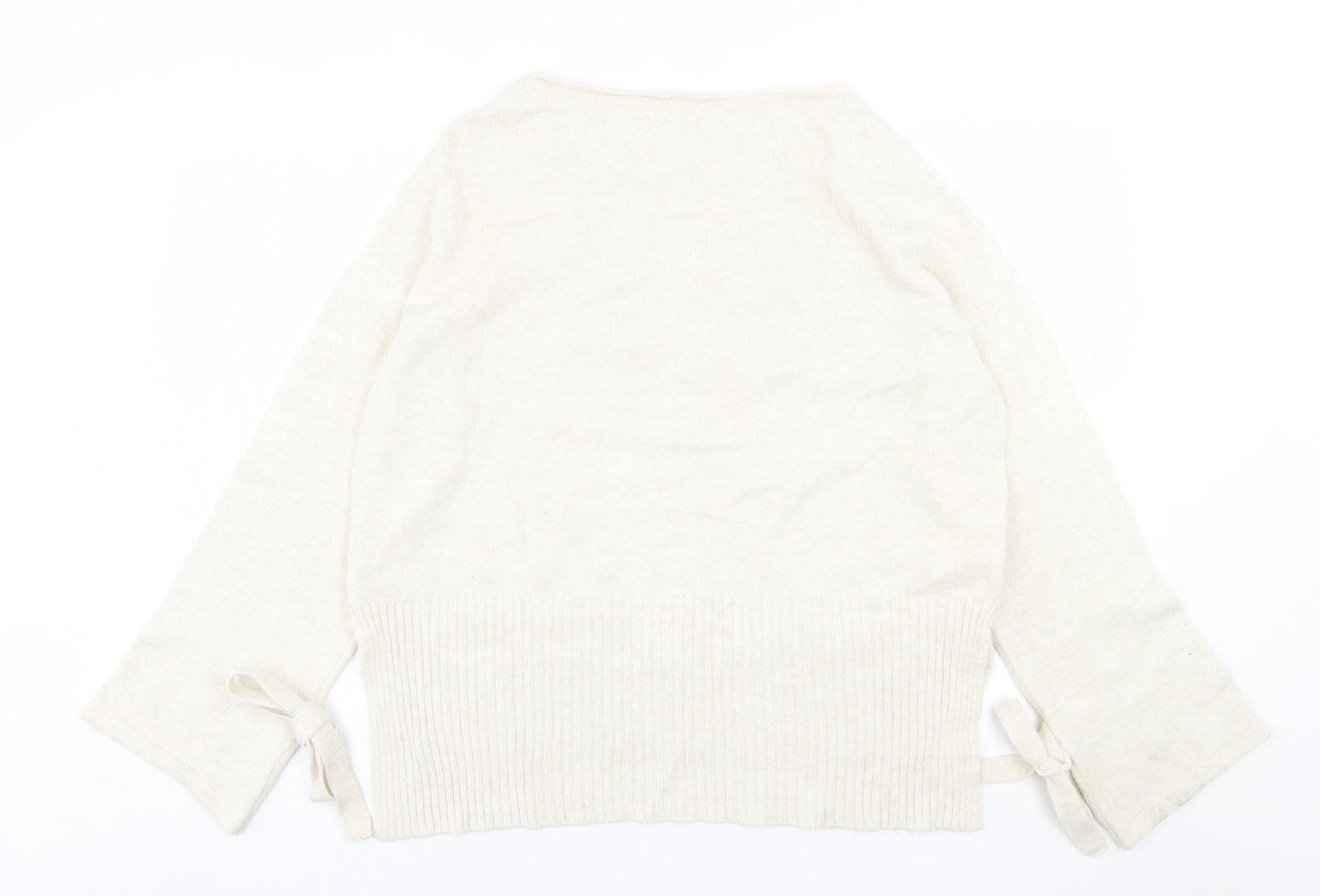 Womens UK Size S River Island Beige Pullover Jumper
