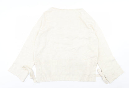 Womens UK Size S River Island Beige Pullover Jumper