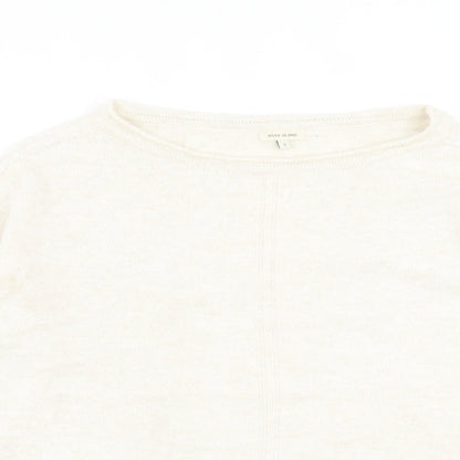 Womens UK Size S River Island Beige Pullover Jumper