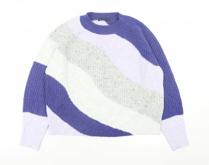 Womens UK Size M marks and Purple Pullover Jumper