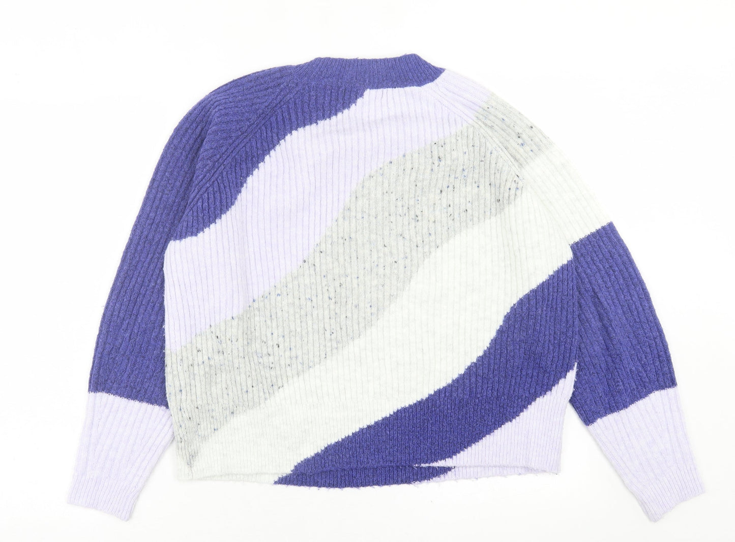 Womens UK Size M marks and Purple Pullover Jumper