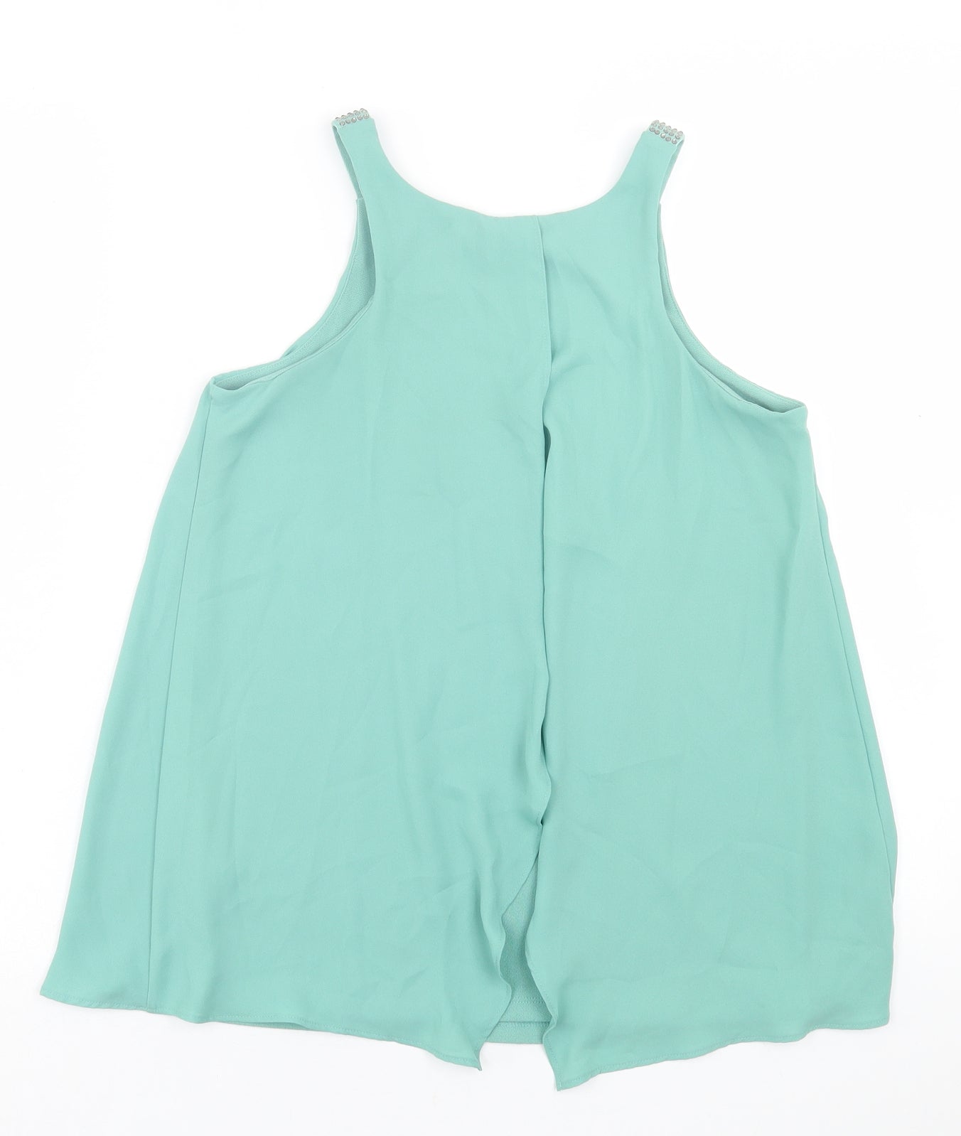 Womens UK Size 6 NEXT Green Basic Tank