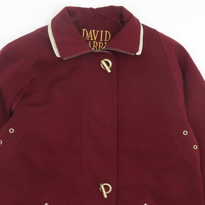 Womens UK Size 12 David Barry Red Jacket