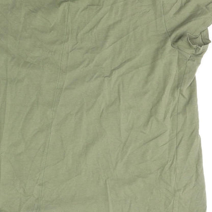 Womens UK Size L H&M Green Basic T-Shirt