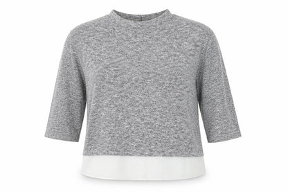 Womens UK Size 12 F&F Grey Basic Blouse