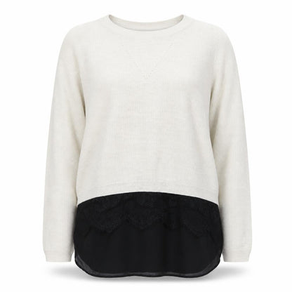 Womens UK Size 14 F&F Beige Pullover Jumper