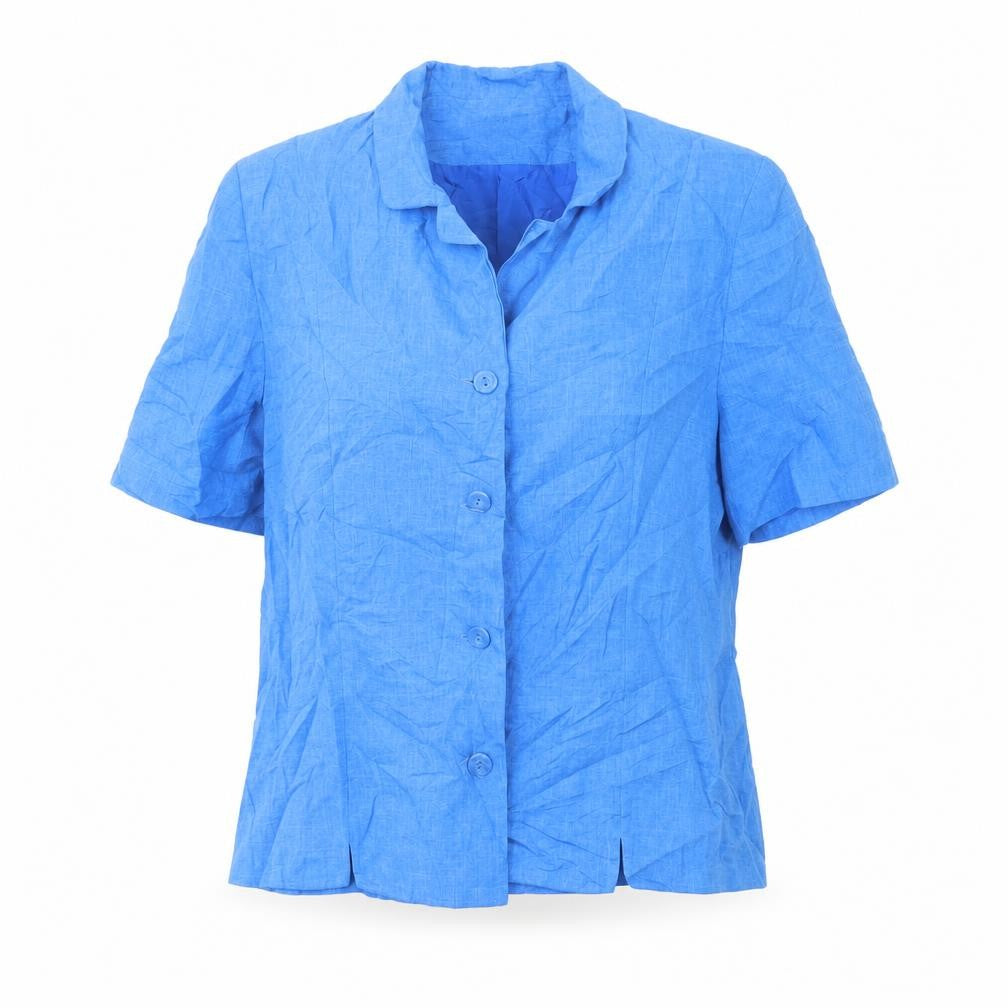 Womens UK Size 16 Isabelle Blue Basic T-Shirt