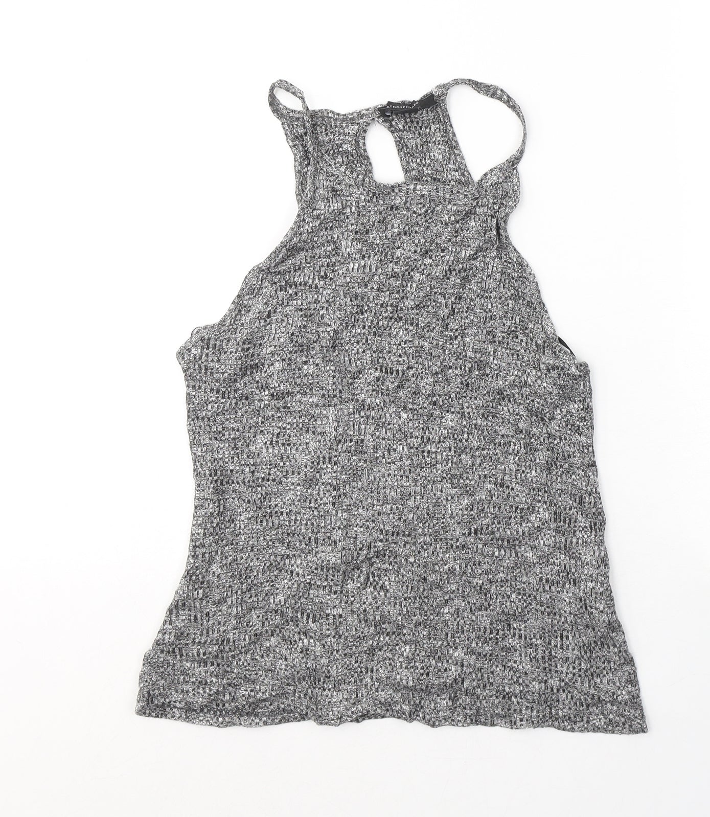 Womens UK Size 14 Atmosphere Grey Basic T-Shirt