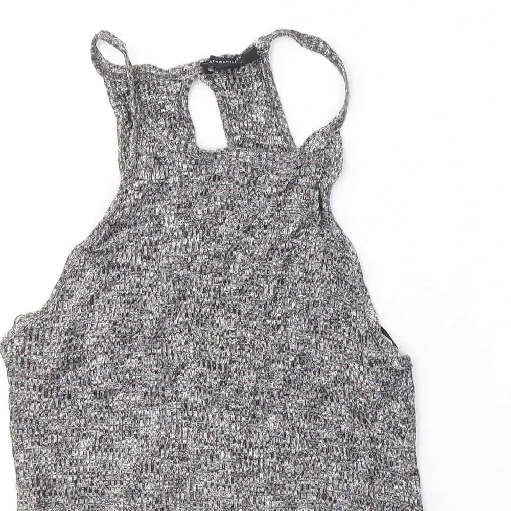 Womens UK Size 14 Atmosphere Grey Basic T-Shirt