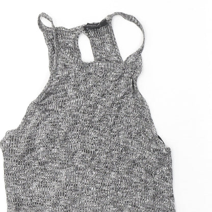 Womens UK Size 14 Atmosphere Grey Basic T-Shirt