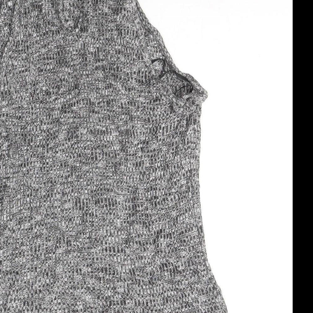 Womens UK Size 14 Atmosphere Grey Basic T-Shirt