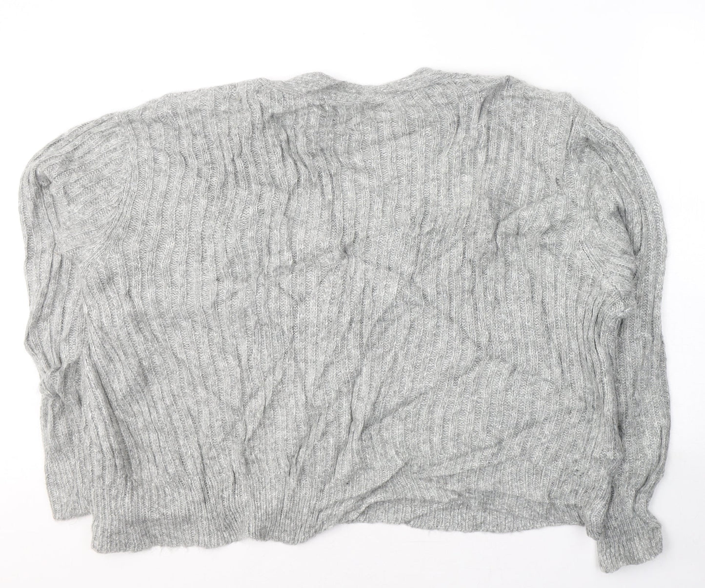 Womens UK Size XL Marks and Spencer Grey Cardigan Jumper