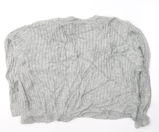 Womens UK Size XL Marks and Spencer Grey Cardigan Jumper